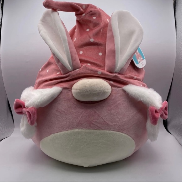 New Squishmallow 12” Yancy the Gnome Pink Soft Pillow Stuffed Plush Easter Toy - Picture 2 of 8